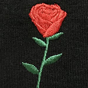 rose embroiderd zoom