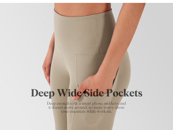 Deep Wide Side Pockets