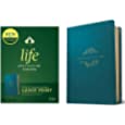 Tyndale NLT Life Application Study Bible, Third Edition, Large Print (LeatherLike, Teal Blue, Red Letter) – New Living Translation Bible, Large Print Study Bible for Enhanced Readability