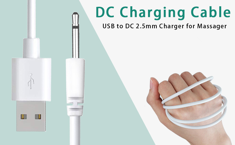 dc charger charging cable 5v for wand massager plus one we vibe 2.5mm hott replacement charger cord