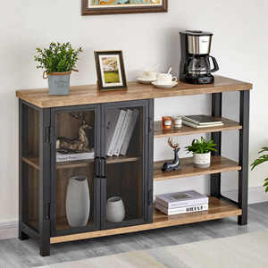 Wine bar cabinet sideboard buffet console table
