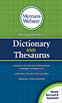 Merriam-Webster&#39;s Dictionary and Thesaurus, New Edition, (Mass-Market Paperback) 2020 Copyright