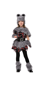 Styled Kids Werewolf Costume for Girls