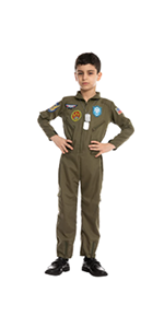 American Flight Pilot Boy Costume