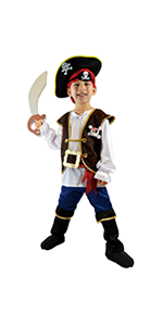 Boys Pirate Costume Set for Kids