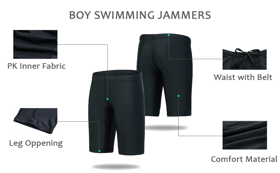 boy swim jammer shorts swim youth boy swim clothing