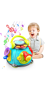 Baby Toys 12-18 Months Musical Bus Toys for 1 2 3 4+Year Old Boys Girls Gifts,Early Educatio