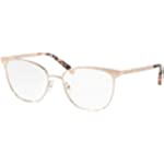 Michael Kors MK3018 NAO 1194 54M Rose Gold-Tone Square Eyeglasses For Women+ BUNDLE with Designer iWear Complimentary Eyewear Care Kit Care Kit