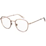 Levi&#39;s Women&#39;s LV 1027 Round Prescription Eyeglass Frames, Copper Gold/Demo Lens, 50mm, 21mm