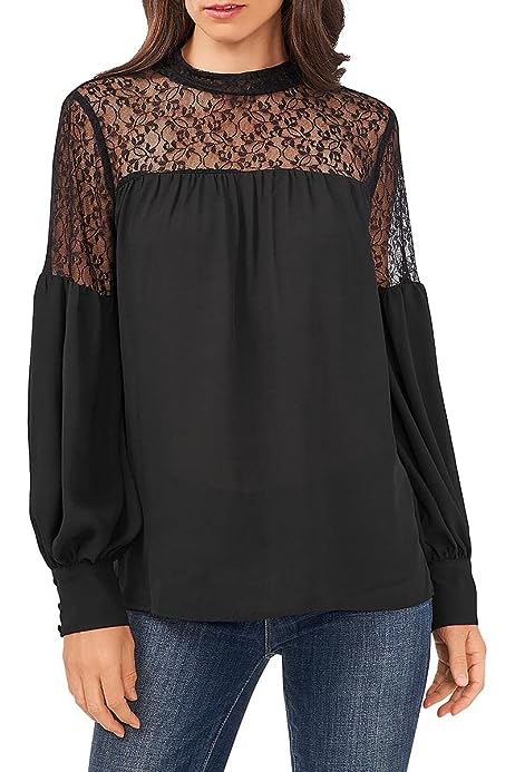 Womens Lace Dressy Blouse