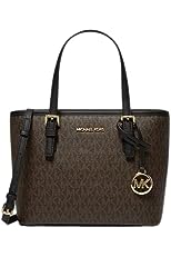 XS Carry All Jet Set Travel Womens Tote (BROWN/BLK)