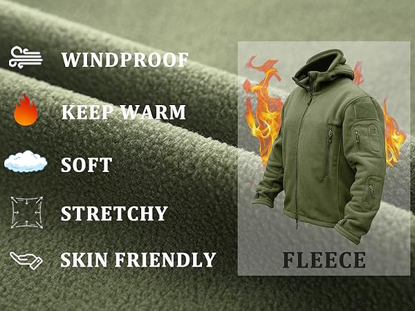 Sport Warm Fleece Hooded for Men