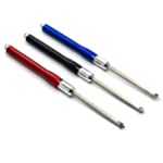 Simple Woodturning Tools 3 Carbide Wood Turning Tools with Rougher, Finisher, Detailer &amp; 12&quot; Color Coded Solid Aluminum Lathe Tool Handles, USA Made