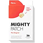 Mighty Patch Original from Hero Cosmetics - Hydrocolloid Acne Pimple Patch for Covering Zits and Blemishes, Spot Stickers for Face and Skin, Vegan-friendly and Not Tested on Animals (36 Count)