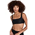 Madewell Women&#39;s Second Wave Balconette Bikini Top, True Black, XS
