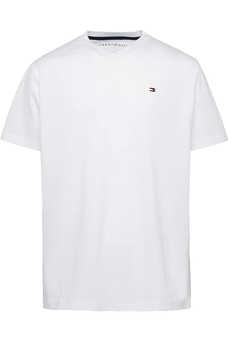 Boys' Short Sleeve Flag Solid V-Neck T-Shirt