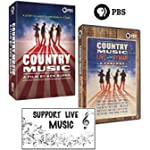 Ken Burns: Country Music + Country Music: Live at the Ryman + Bonus “SUPPORT LIVE MUSIC” Sticker – 9 DVD Set