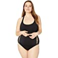 La Blanca Women&#39;s Plus-Size Plus Size Convertible Strap One Piece Swimsuit Swimwear, Tried/True, 22W