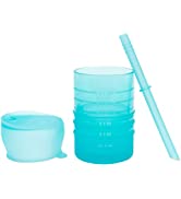 Bumkins Baby and Toddler Cups, Sippy Cup with Straw, Spill Proof, Transition Cup for Babies Ages ...