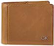 Calvin Klein Men's RFID Leather Minimalist Bifold Wallet and Wallet Sets