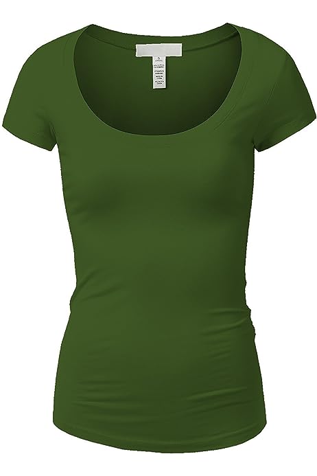 Women's Short Sleeve Tshirt Scoop Neck Tee Value Pack Junior Plus Sizes