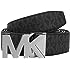 Michael Kors Men's Box Jet 4 In 1 Signature Leather Gift Set Belt (Black) (Black/Black)