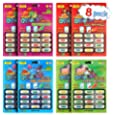 Gejoy 8 Packs Magic Grow Capsules Growing in Water Animals Toys Dinosaur Sea Creature Capsules Party Cognition Toys