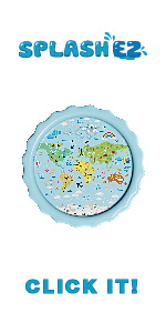 Educational Sprinkler Pool - World Map