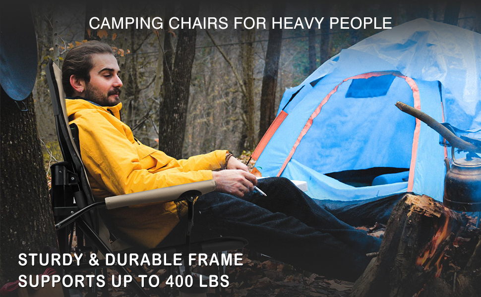 camping chairs for heavy people