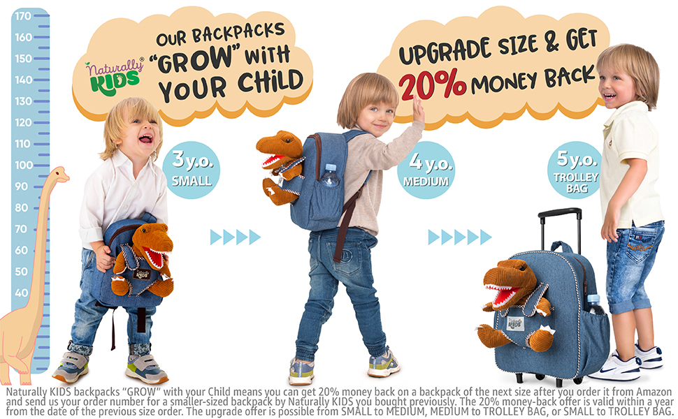 our backpacks grow with your child