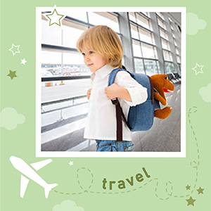 Travel with Naturally KIDS Dino Backpack