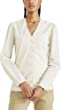 Dockers Women's Classic Fit Long Sleeve V-Neck Shirt