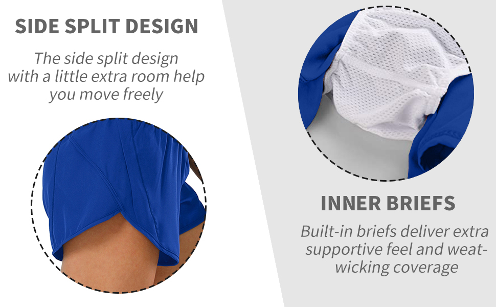 Aurefin Running Shorts for Women