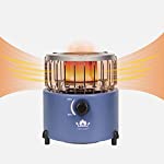 Campy Gear Chubby 2 in 1 Portable Propane Heater &amp; Stove, Outdoor Camping Gas Stove Camp Tent Heater for Ice Fishing Backpacking Hiking Hunting Survival Emergency (Navy Blue)