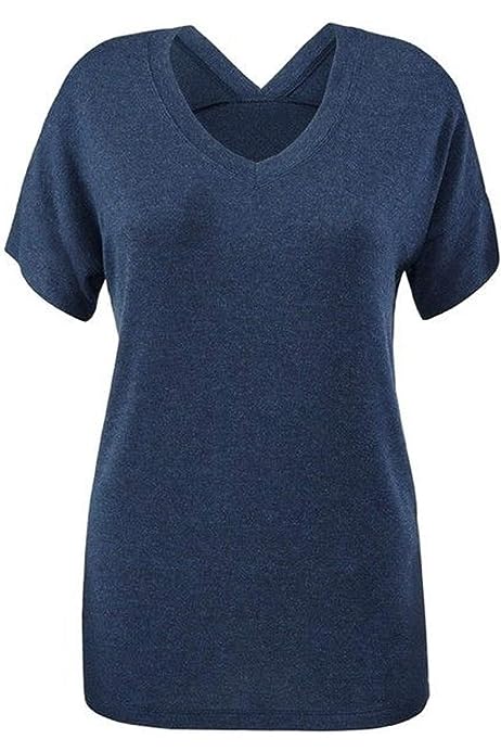 Double v tee Navy Color