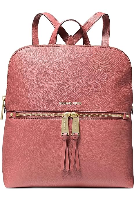 Rhea Zip Medium Slim Backpack, Cinnamon