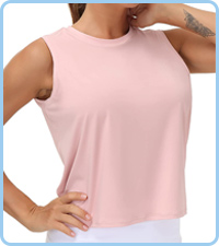 Ice Silk Workout Tops