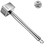 Meat Tenderizer,304 Stainless Steel Heavy Sturdy Meat Mallet/Pounder/Hammer Tool(1.65lb)