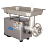 Pro-Cut KG-12-FS, 3/4 HP Motor 115V, Stainless Steel Cabinet &amp; PAN, 400+ LBS/HR Grinding Capacity, Precision Engineered Steel Gear Transmission.