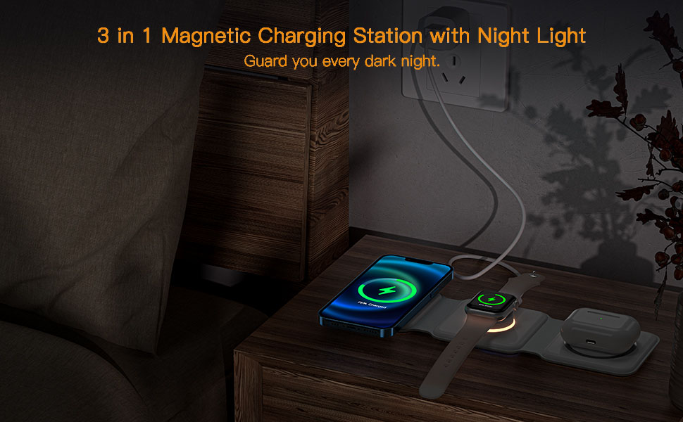 3 in 1 wireless charger