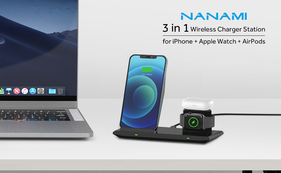 3 in 1 wireless charger