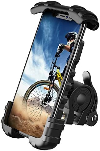 Bike Phone Holder, Motorcycle Phone Mount - Lamicall Motorcycle Handlebar Cell Phone Clamp, Scooter Phone Clip for iPhone 14 Plus / Pro Max, 13 Pro Max, S9, S10 and More 4.7" - 6.8" Smartphones