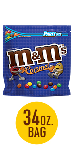 M&M’S Caramel Chocolate Candy Party Size Bag