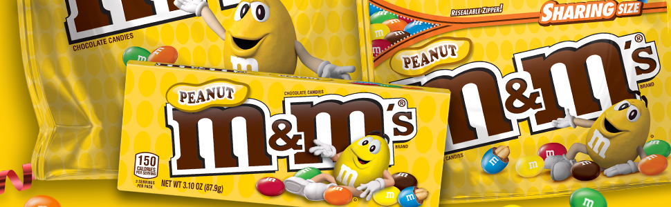 M&M''s peanut milk chocolate candy
