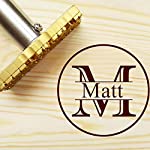 Custom Electric Branding Iron for woodworkers Custom Wood Burning Stamp Including The Handle Wood Branding Iron Custom Branding Iron for Wood Including The Handle (1&quot;x1&quot;)