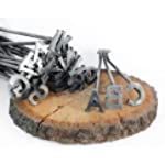 Wood Branding Iron for Personalized Crafts, Custom Woodworking, and Grilling - A-Z Alphabet - 26 Letters - The Heritage Forge