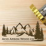Custom Electric Wood Branding Iron, Custom Heat Stamp Logo with Brass Head for Woodworking and Handcrafted Design (1&quot;x1&quot;)