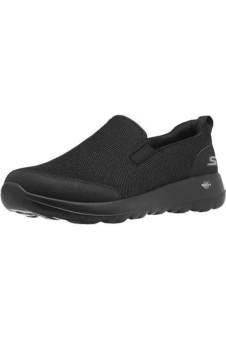Men's Go Max Clinched-Athletic Mesh Double Gore Slip on Walking Shoe