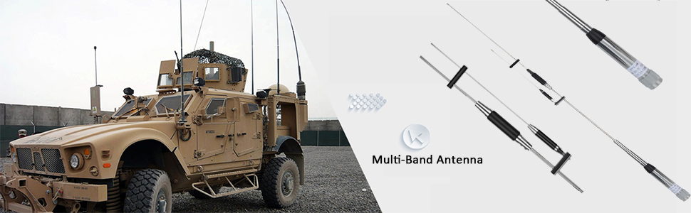 Mobile Radio Antenna Dual Band Whip Antenna for Baofeng,BTECH Anytone Kenwood TYT Leixen