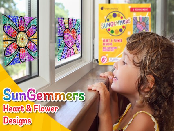 suncatcher kits for kids sun catcher kids craft suncatcher paint sun catcher sticker window art gem